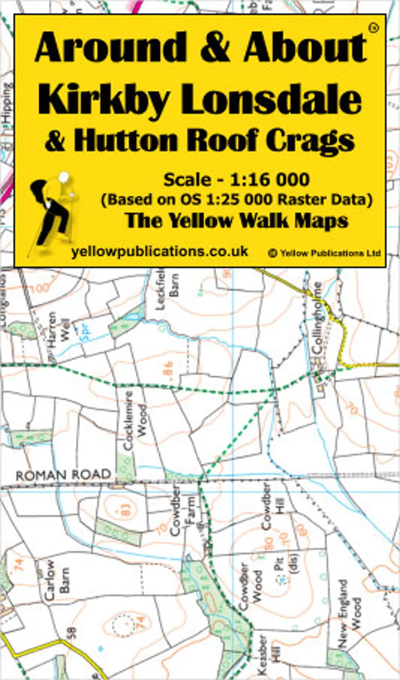 Around and About - Kirkby Lonsdale and Hutton Roof Walking Map